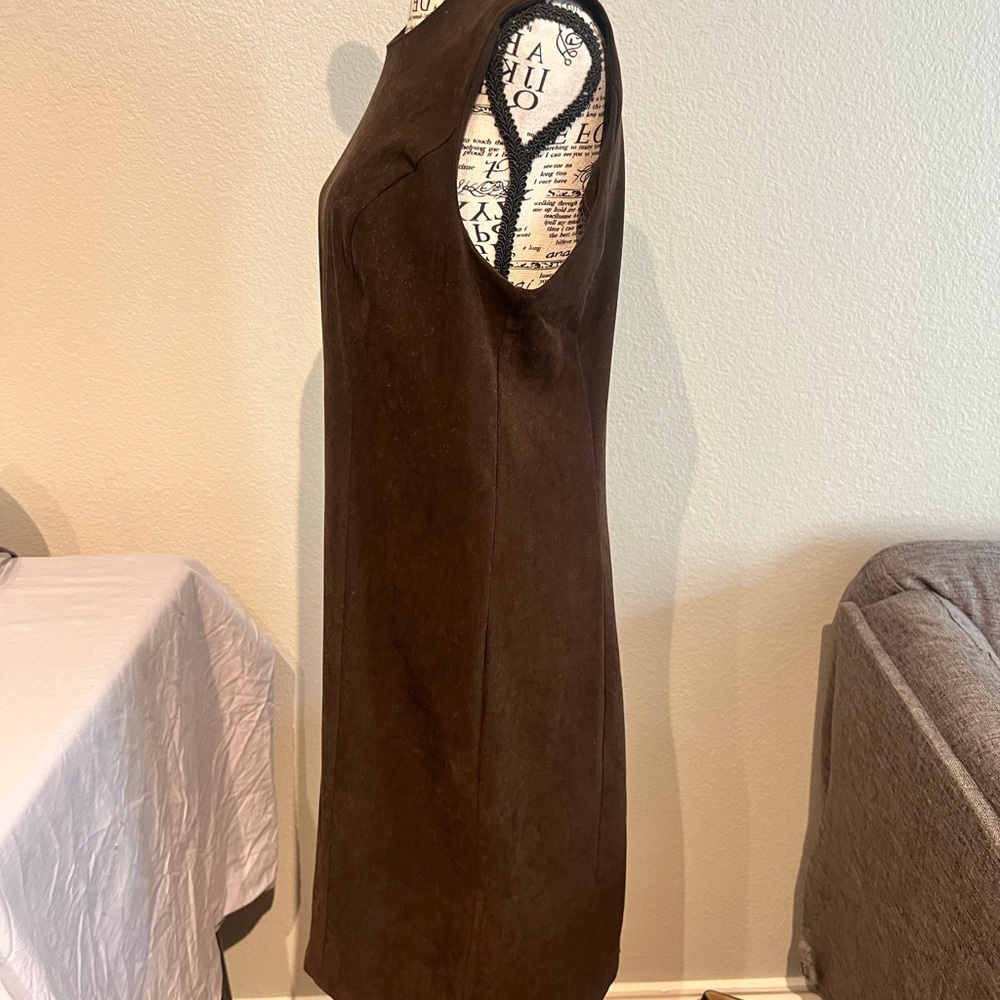 Sag Harbor Rich Brown Midi Dress - Picture 5 of 5